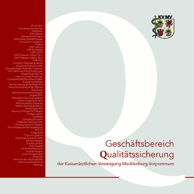 Broschüre des Geschäftsbereiches Qualitätssicherung der KVMV (PDF, 1,7 MB) (c) KVMV, Schilder